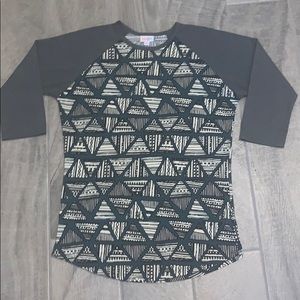 LLR Geometric Randy 3/4 Sleeve, Med